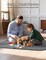 YOHOOLYO Toy Storage Organizer & Play Mat 43.3", Large 15×13×13" Collapsible Storage Cube Bin with Handles for Building Bricks, Boys, Girls, Playroom, Nursery (M, Black)